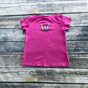 Girls pink t shirt! Size 5